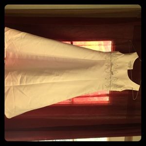 Girls sz 6 white dress